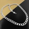 925 Sterling Silver Necklace For Men's Women 16/18/20/22/24/26/28/30 Inches Classic 6MM Chain Jewelry Wedding Christmas Gifts