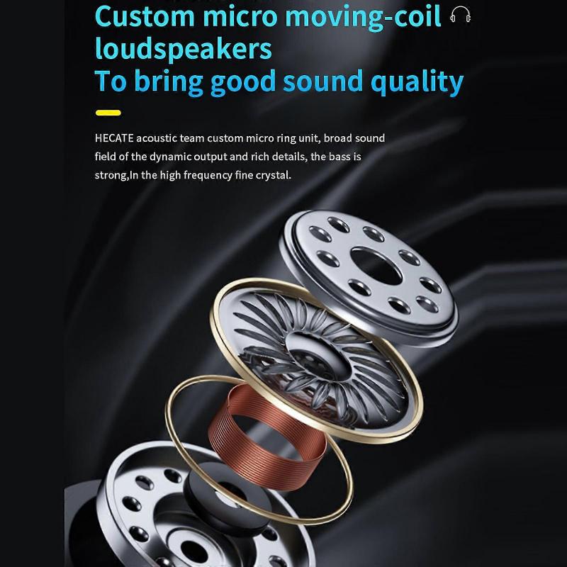 Wireless Headphones With Microphone In-ear Music Earphone