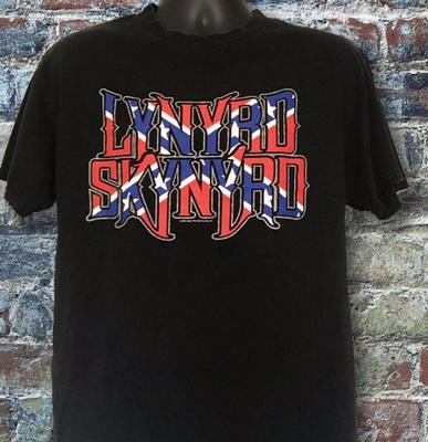 Lynyrd Skynyrd Logo T-Shirt Funny Black Cotton Tee Vintage Gift TS00114 Classic T-shirt