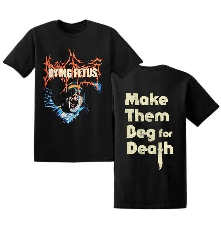 Heavy Metal Rock Band Printed Top Rock Punk Short Sleeve Cotton Crew Neck High Quality T-Shirt Casual Fashion Loose Top Unisex