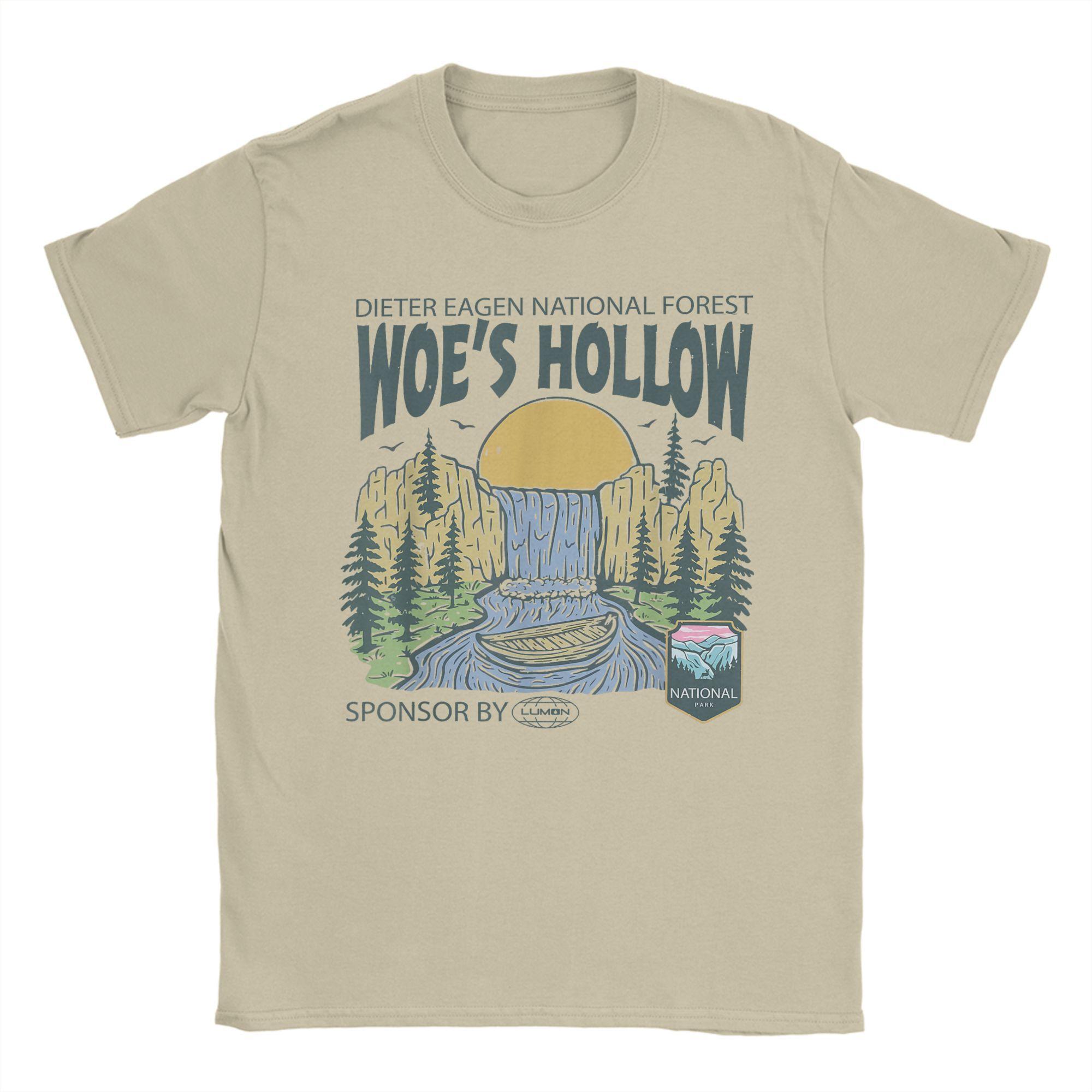 Мужская футболка Severance Lumon Woe s Hollow Macrodata Refinement Хлопковая одежда Футболки с коротким рукавом и круглым вырезом Футболка больших размеров S