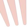 3pcs Easy To Clean Silicone Brush Applicator Kit Soft Silicone Reusable Makeup Brush  Travel Use