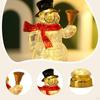 Lighted Christmas Statue Decoration Desktop Ornament Nightlight for Bedroom