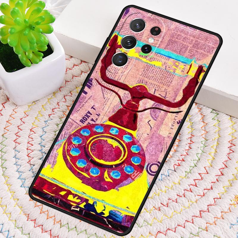 Retro Telephone Rotary Dial Phone Case For Samsung Galaxy Note 10 Pro S26 S25 S24 S23 S22 Ultra Plus S21 FE S20 Shockproof Cover