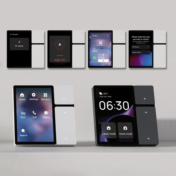 Tuya Smart 3.5" Touchscreen Switch with Infrared Control for AC & TV