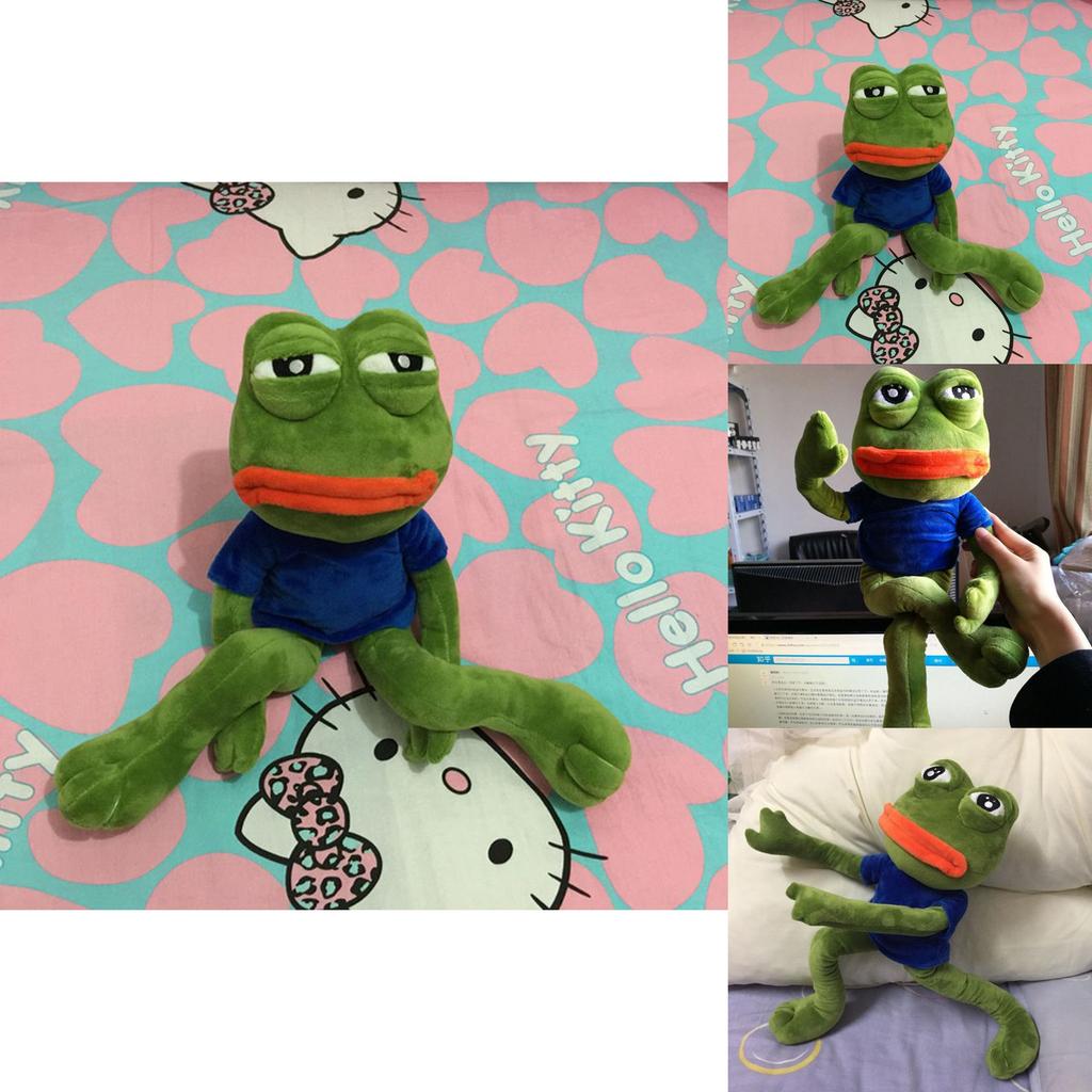 Creative Pepe Sad Frog The Frpg Wire Stuffed Animal Gift Plush Toy With Premium Quality