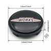 4Pcs 54mm JCW Wheel Center Caps For MINI Cooper F56 R56 Countryman John Cooper Works Hubcap Emblem Badge Replacement Parts