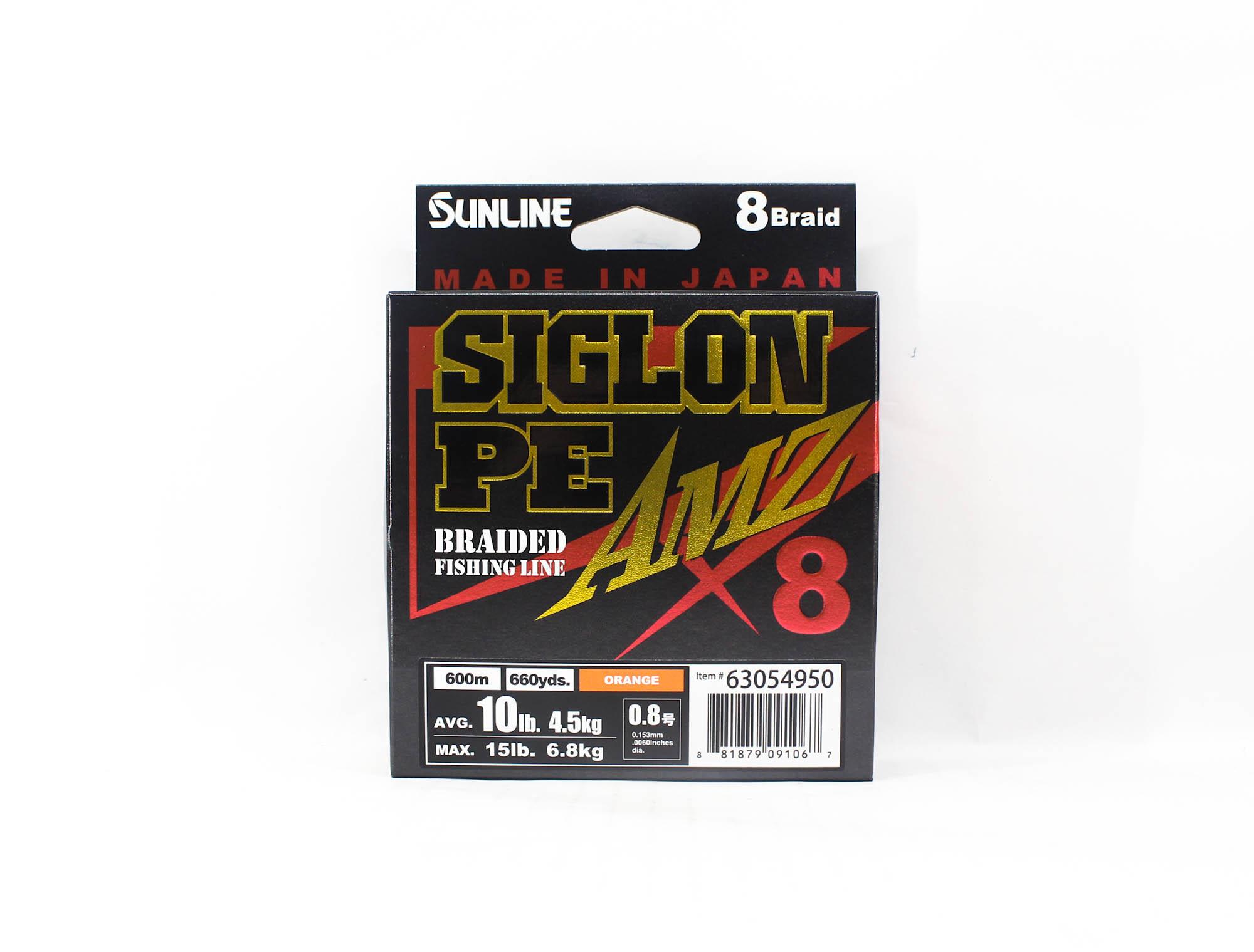 

Sunline PE Line X8 Siglon AMZ 600 м PE 0,8 10 фунтов Оранжевый (1067)