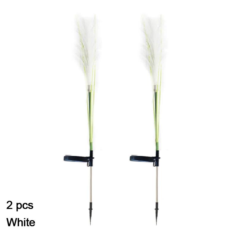 8PCS LED Solar Garden Lamp Waterproof Reed Light Outdoor Lawn Yard Garden Christmas Decoration Light Decor Solar Power Lights