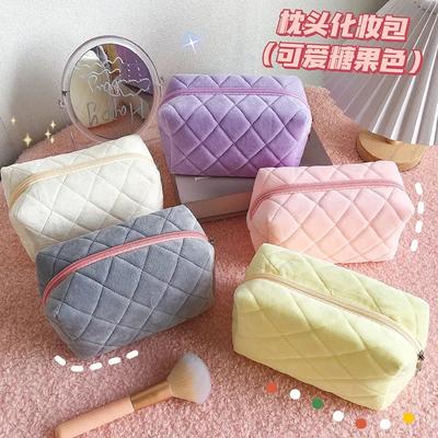 Large-capacity Storage Bag Soft and Comfortable Pillow Bag Student Cute Cosmetic Storage Bag Women Travel Make Up Toiletry Bags