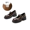 Sheepskin pad Mary Jane shoes women's 2025 spring new shallow mouth single shoes retro British style women's shoes versatile small leather shoes