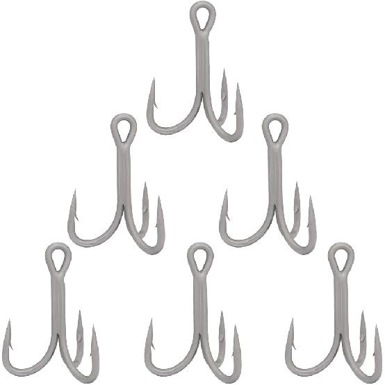 4X-Treble-Hooks-Saltwater-Big-Game-Fishing-Hooks Ultra Strong Stainless Size 3/0 1/0 2/0 4/0 5/0