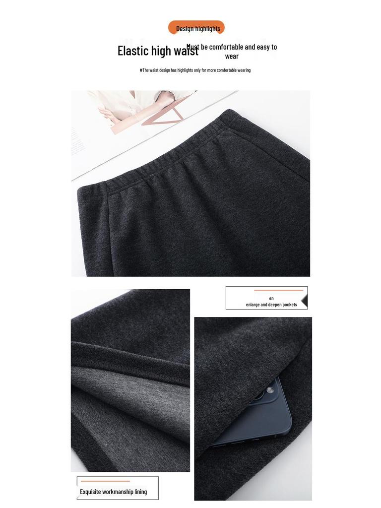 Women's Gray Wool Slimming Midi Skirt: Casual, Comfortable, and Drapey for Autumn/Winter