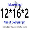 Round Blackened Thickened Metal Washer (M4-M16)