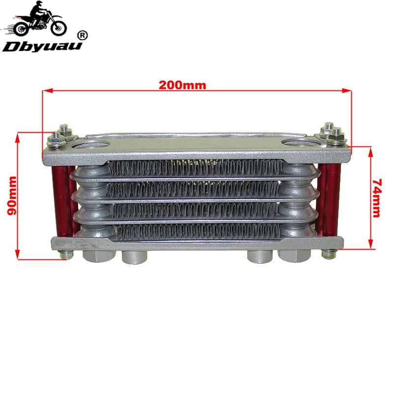 Dbyuau Red Blue Radiator Oil Cooler For 125cc 140cc 150cc 160cc Pit Dirt Monkey Bike