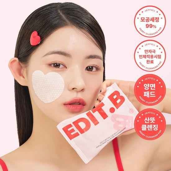EDIT.B Joyful Heart All-in-One Cleansing Pads (30 sheets)