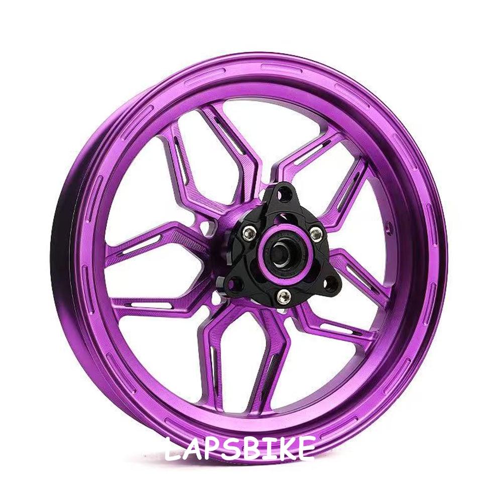 10*2.15-inch CNC Single Disc Brake Aluminum Wheel Motorcycle Front Rim For RSZ CUXi Niu Ninebot Universal Front Wheel Modified
