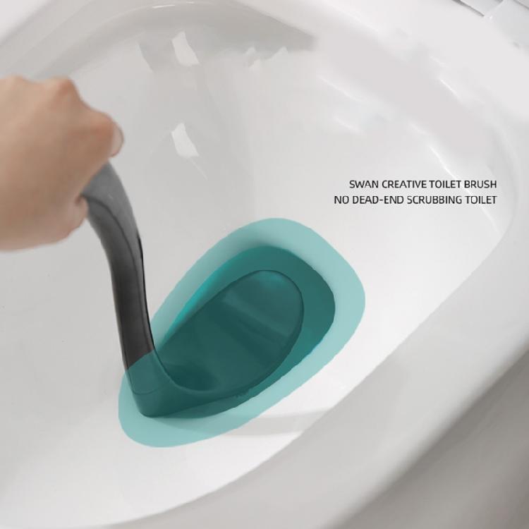 Modern Bathroom Cleaning Creative Toilet Brush and Holder Deep Cleaning Brush