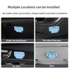 Car Multifunctional Card Holder Adhesive Car Business Card Holder Ticket Holder ID Paper Storage Organizer