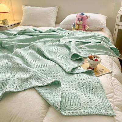 Cobertores finos de algodão waffle para camas, colchas de toalhas de verão, colchas de cama, adultos, estudantes, dormitório, colcha, xadrez, sofá, cobertores