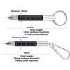Metal Ballpoint Pen Short Style Capacitive Pen Multi Functional Multitool Pen  Construction Tools
