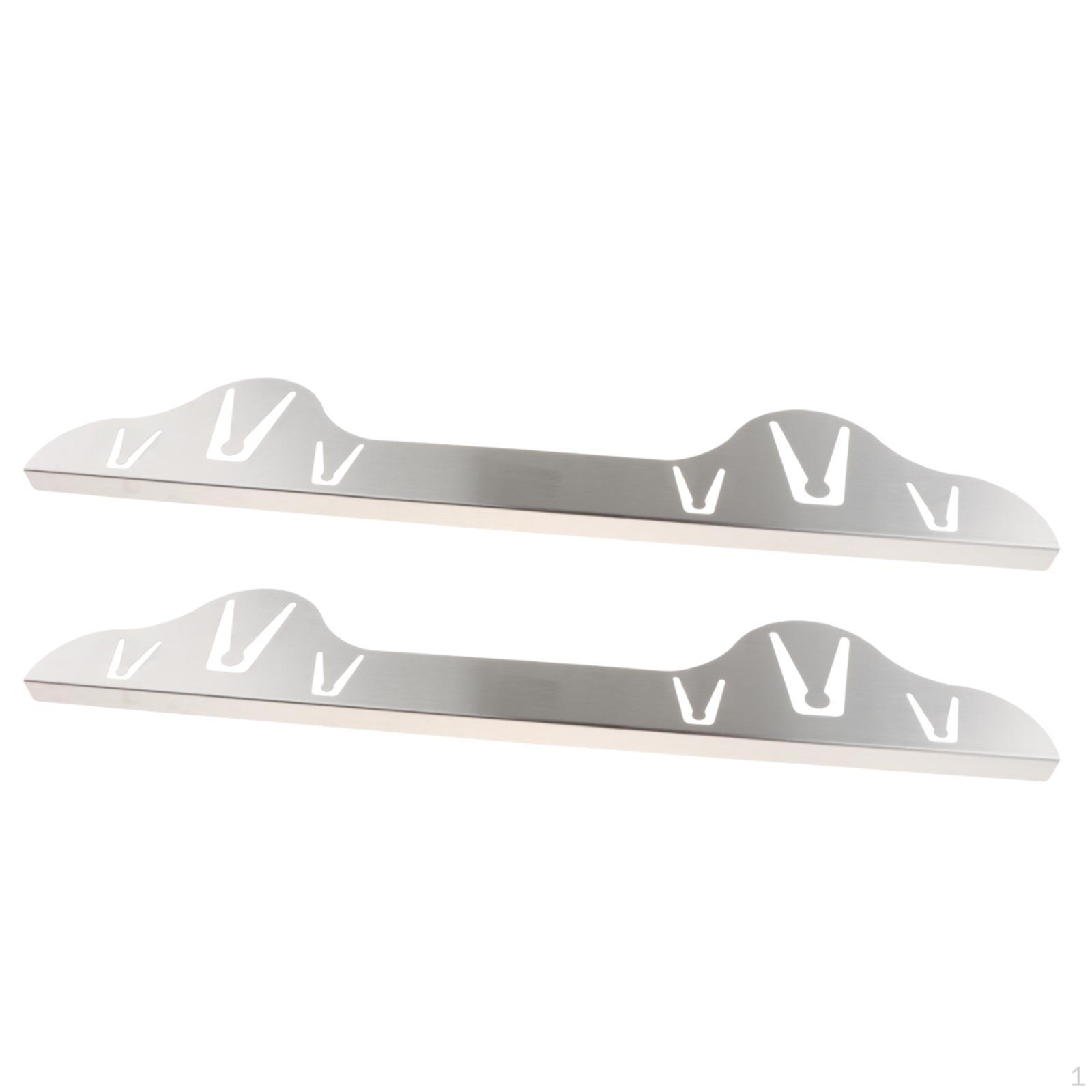 

4 шт. крышки зазоров для плиты из нержавеющей стали, боковые наполнители, прочные защитные ограждения, легко моются Argent