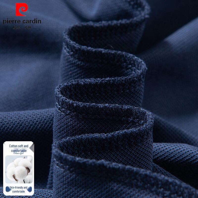 Pierre Cardin Men's Cotton Business Casual Short Sleeve Polo Shirt