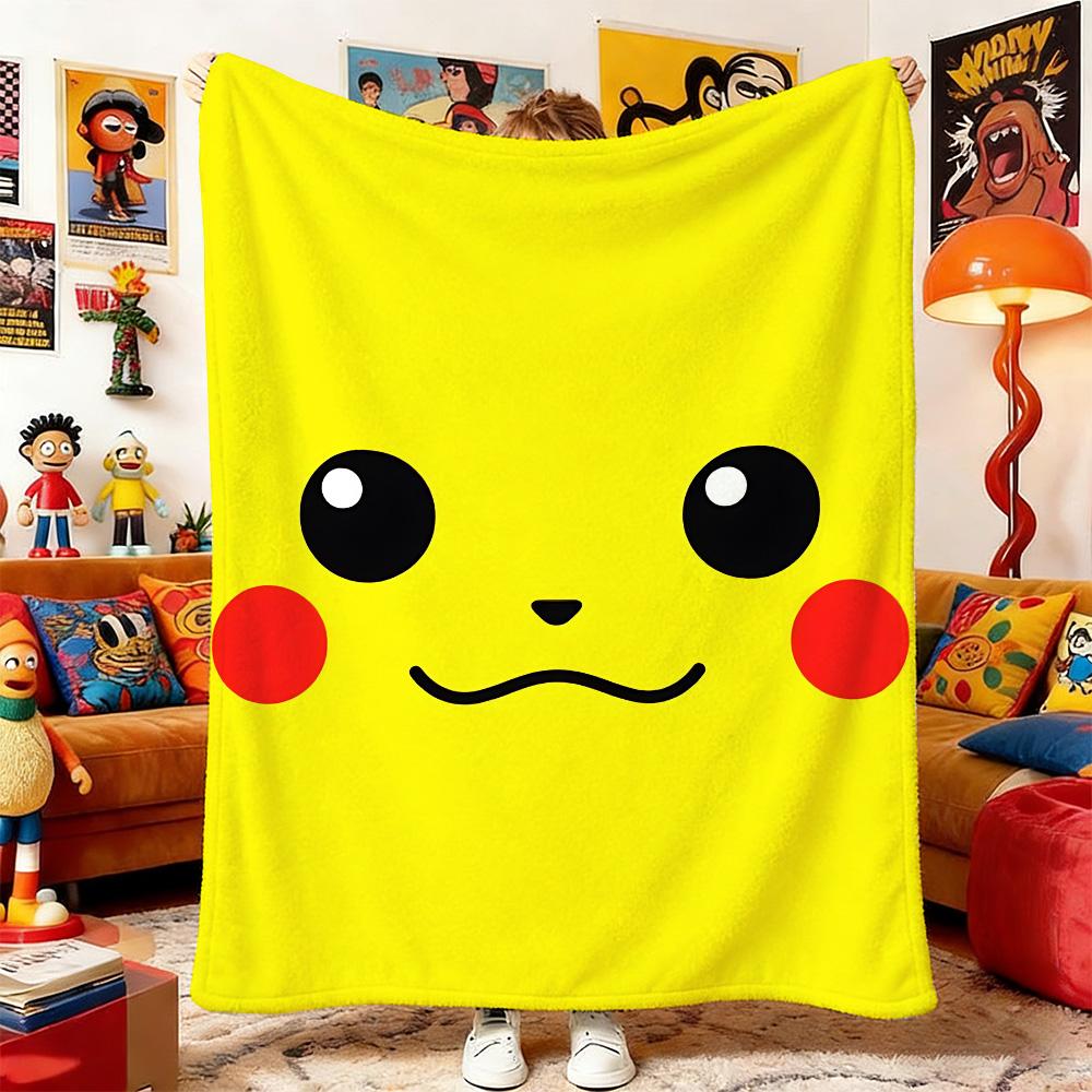 P-Poke-mons Fluffy Soft Blankets for Bed Sofa Blanket Home and Decoration Bedspread the Anime Bedspreads Picnic Throw & Throws 75x90cm