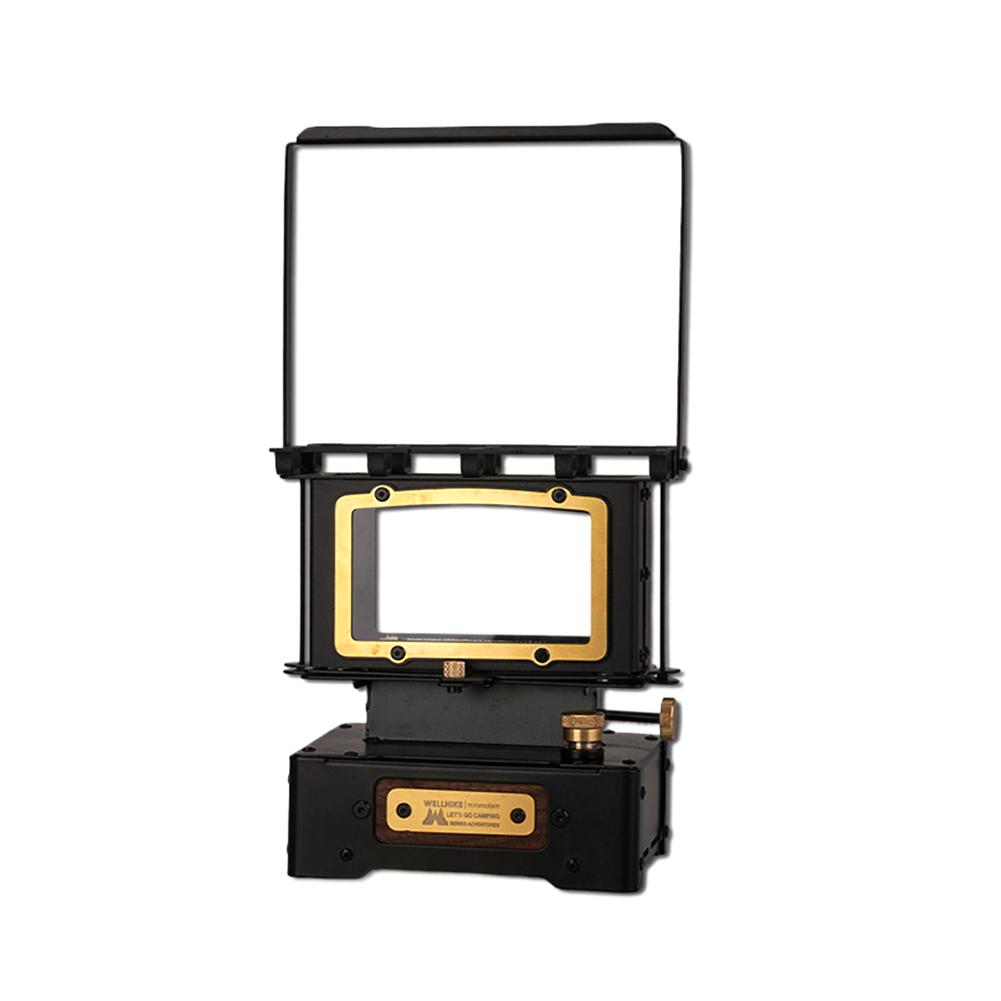 Portable Oil Lamp with Stove Outdoor Camping Lantern Emotion Retro Light for Picnic Backpack Camping