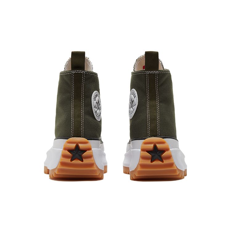 Converse Run Star Hike High Cargo Khaki Unisex Sneakers Green White 171667C