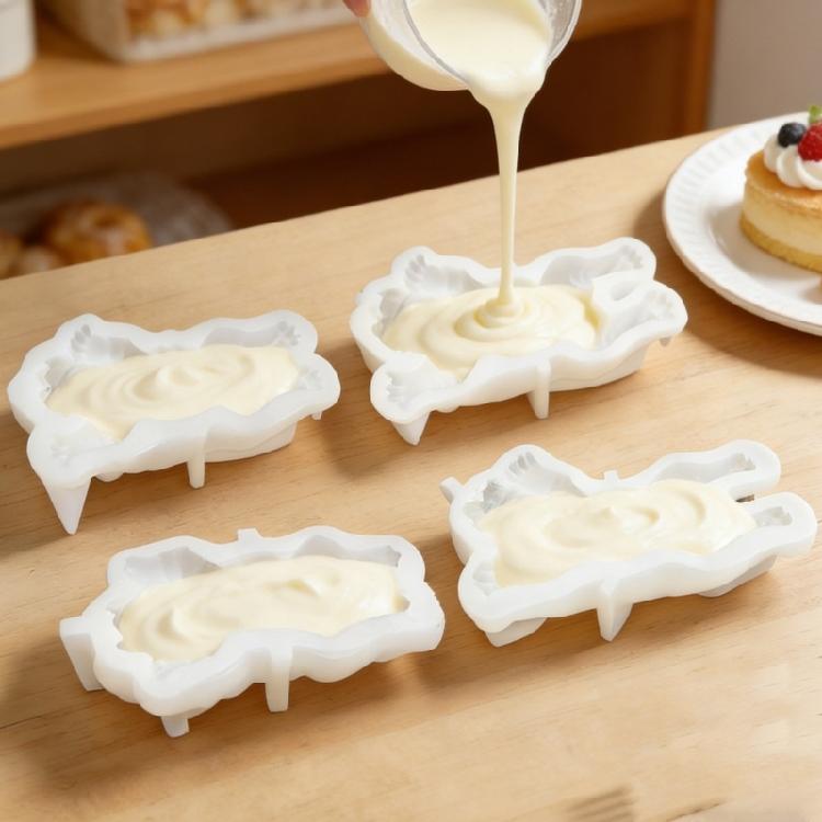 Animal Dog Silicone Fondant Molds Heat Resistant Fondant Silicone Mould for Candle Soap Fondant Chocolate Dessert Baking