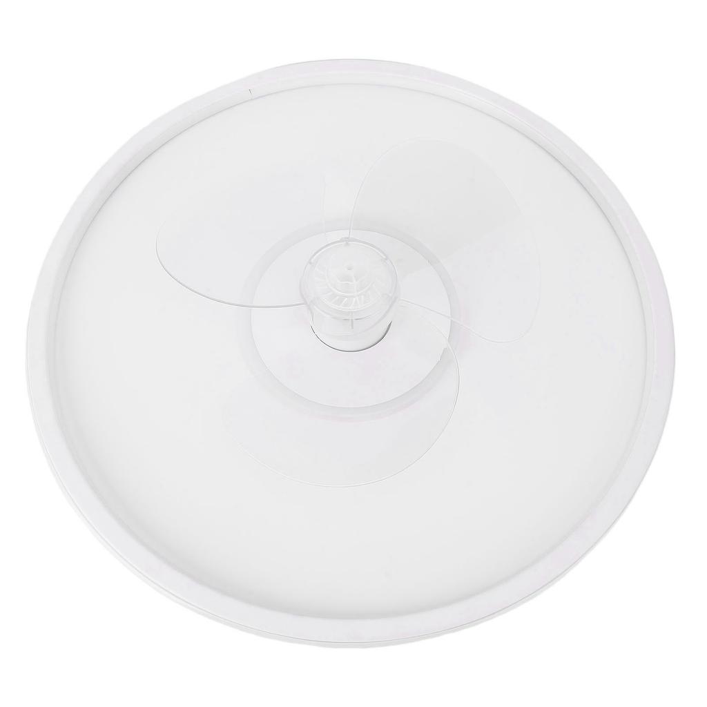 LED Ceiling Light with Fan 19.6 Inch 3000K to 6000K Dimmable 6 Speeds Modern Round Ceiling Fan Light with Remote for Bedroom Kitchen
