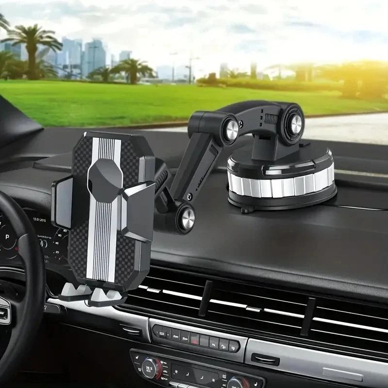 Araba Telefon Tutucu Standı Evrensel Gösterge Paneli Araba Klip Montajı GPS Braketi Emici Cep Telefonu Desteği Tüm Telefonlar İçin Arabada