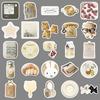 50 Oat Latte Ins Style Graffiti Stickers Korean Small Fresh Dessert Decorative Water Cup Mobile Phone Case DIY Stickers