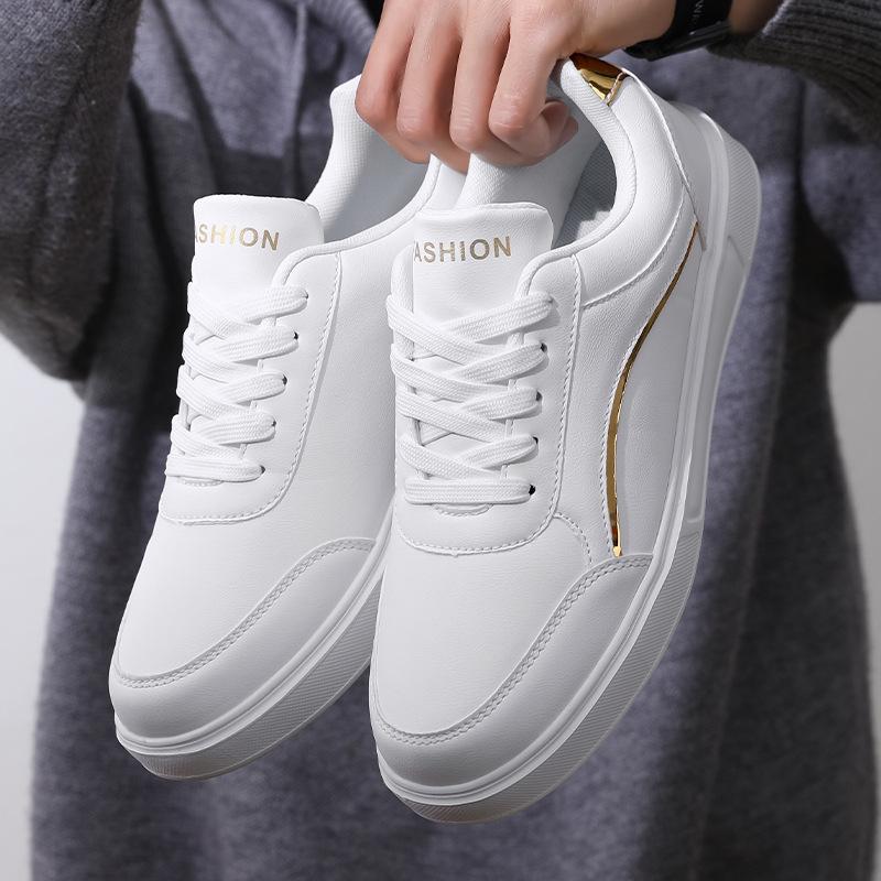 2025 Casual Fashion Sports Skateboard Shoes Little White Shoes Non-slip Waterproof Breathable Women's Board Shoes Versatile Little White Shoes