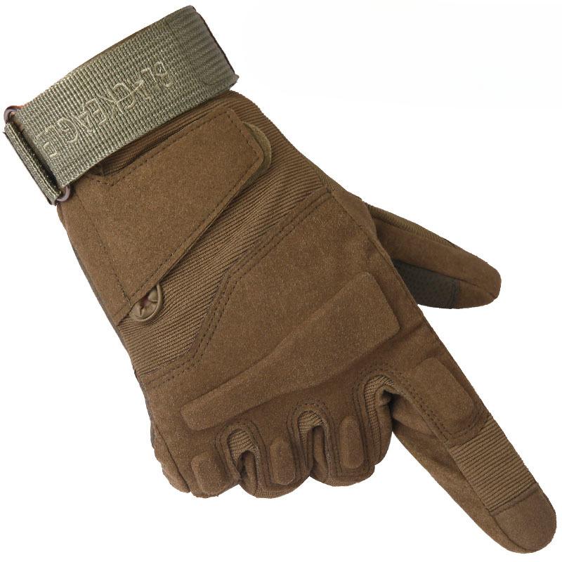 Tactical Special Forces Black Hawk Military Fan Full Finger Gloves Anti Slip Wear Resistant Outdoor Mountaineering and Cutting Gloves Men