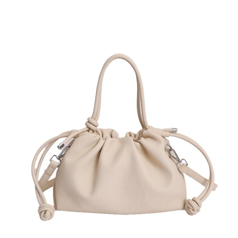 IELGY Korean Style All-Match Underarm Pleated Cloud Bag Trendy Commuter Shoulder Messenger Bag