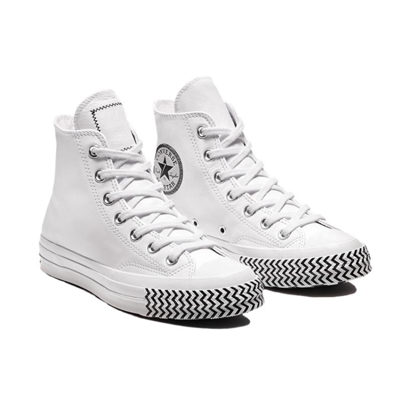 Converse 1970s Mission-V High Top All Star Classic Versatile High Top Canvas Women's Black & White