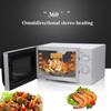 23L Household & Office Turntable Microwave Oven with Visible Heating