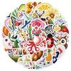 50 Animal Pixel Graffiti Stickers Creative Animal Stickers Water Cup Mobile Phone Computer Waterproof Decorative Stickers