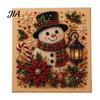 Creative Hobby Kits Christmas Faux Pearl Art Kit, Tree Wreath Painting DIY Kids Holiday Gifts Sparkling Diamond Craft Kit for Adults, Wall Decor Gem