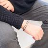 Vendome Aoyama Official Bracelet Silver 925 Double Circle Cord ASVB2310MSD2 Black [Web Exclusive]