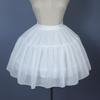 Women Crinoline Petticoat Cage White Hoop Skirt Slips for Wedding Bridal Dress