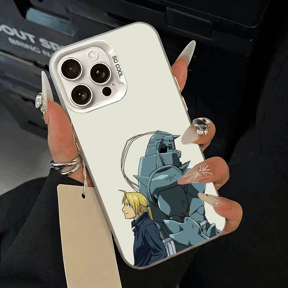 Beliebtes Anime-F-Fullmetal -Alchemist Handyhülle Für IPhone 17 Air 16 15 14 13 12 11 Pro Max Weiß  Silber  Hartschale