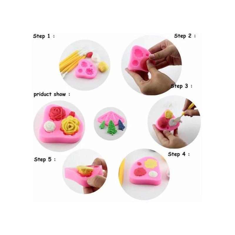 Rabbit Shaped Sugar Flipping Mold Handmade Rabbit Soap Essential Oil Soap Mold Rabbit Decorative Ornament Silicone Mold