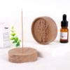 Solid Wood Aroma Diffuser & Incense Tray Ornament for Home & Bedroom