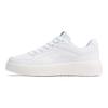 Li Ning Leather Slip Resistant Abrasion Resistant Low top Skateboard Shoes Women's White AGCR470-2