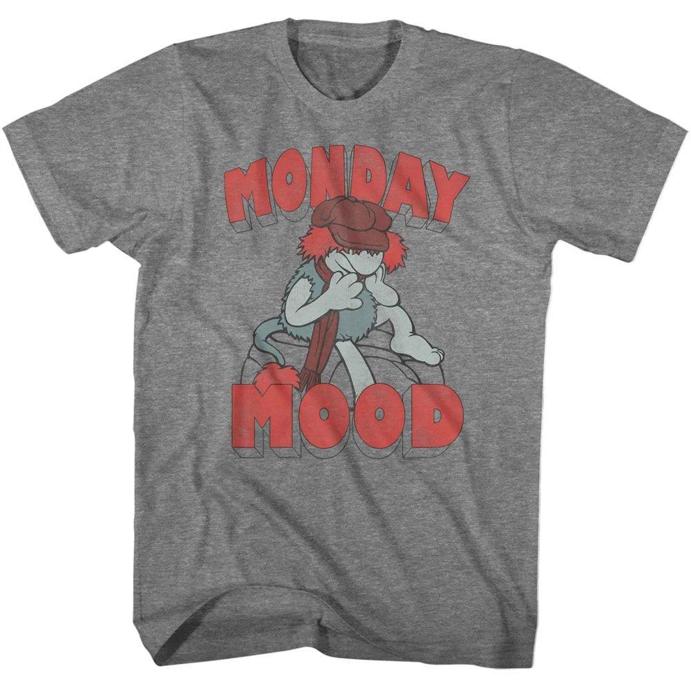 Fraggle Rock - Monday Mood - American Classics - Solid Gray Short Sleeve T 110
