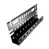 Screwdriver Holder Heavy Duty Carbon Steel Wall Mount Harmmer Pliers Organizer Rack for Workshop Garage Black
