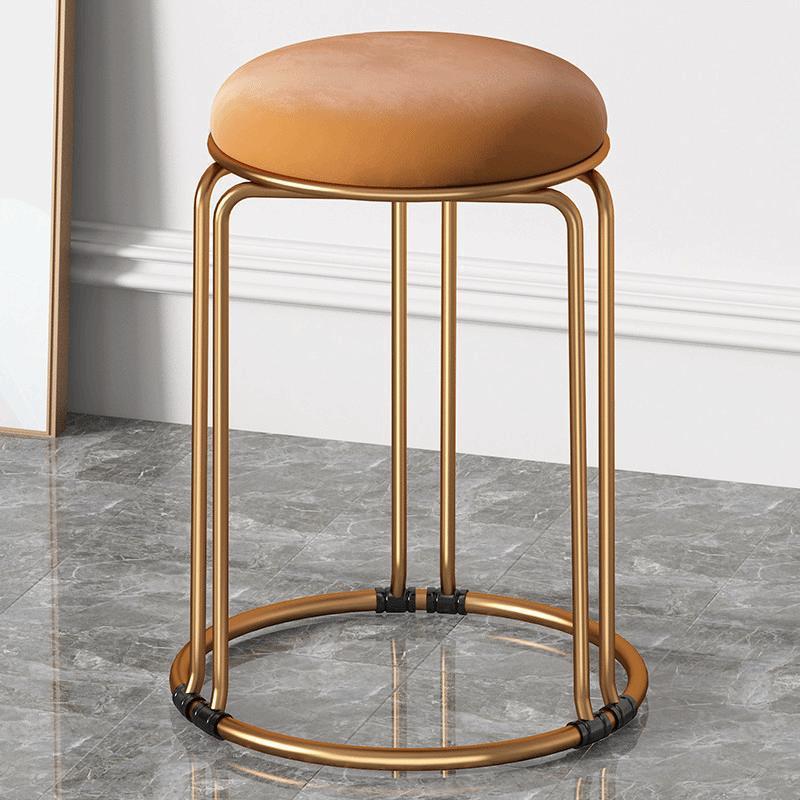 Nordic Economical Round Stool – Modern Simple Light Luxury Low Stool, Suitable as Dining Table Bench & Household Seat